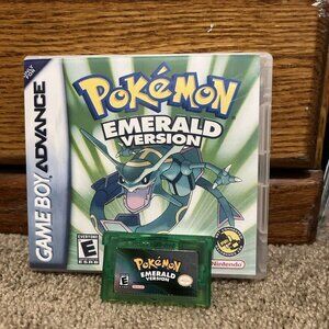 Pokemon Emerald Version (Nintendo Game Boy Advance, 2005) No Case